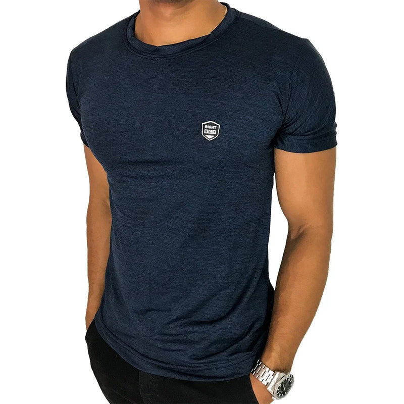 Kit 4 Camisetas Masculinas Dry Fit Malha Fria Moda Fitness Manga curta para academia