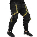 Calça Jogger Masculina PRETA New Combat Tracks AMARELA