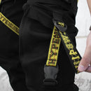 Calça Jogger Masculina PRETA New Combat Tracks AMARELA