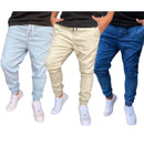 Kit com 3 Calças Jogger Masculina Slim