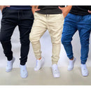 Kit com 3 Calças Jogger Masculina Slim