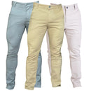 Kit c/ 3 Calças Masculinas de Sarja Esporte Fino com Elastano Social com Bolso Embutido