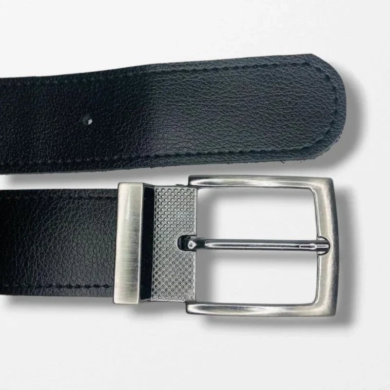 Kit 2 Cintos Masculinos Couro Sintético - 125 CM / TAMANHO AJUSTÁVEL.