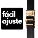 Cinto Social De Luxo Masculino Em Couro Fivela Automática