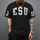 Camiseta Jesus Oversized Streetwear Masculina Feminina camisa 100% Algodão