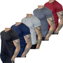 Kit 5 Camisetas Dry Fit Masculina - Casual - Treino - Academia - Esportes - Exercícios - Corrida